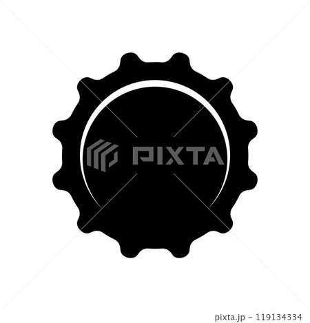 Beer Bottle Cap Icon 119134334