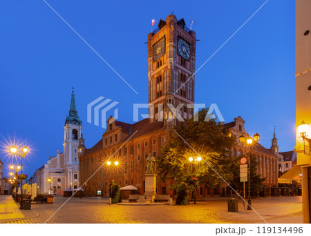Old Town Hall Square at Night, Torun, Poland Old Town Hall Square at Night, Torun, Poland 119134496