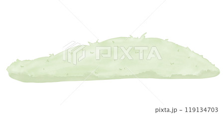 Field meadow green grass fluffy watercolor digital style illustration color children's light and bright for printing and web use Field meadow green grass fluffy watercolor digital style illustration color children's light and bright for printing and web use 119134703