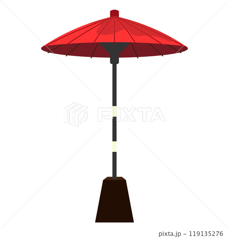 野点傘のベクターイラスト 119135276