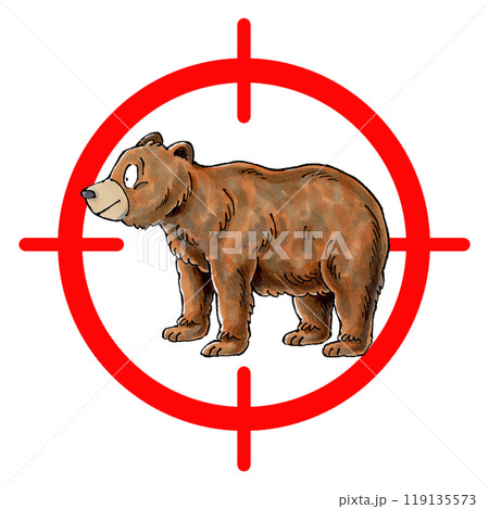 ヒグマターゲットマーク 119135573