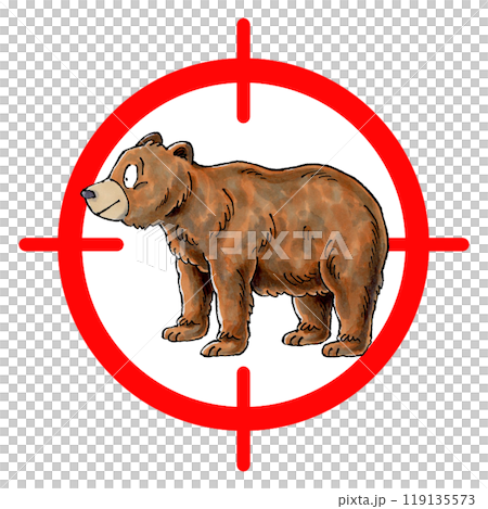 ヒグマターゲットマーク 119135573