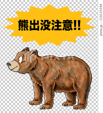 熊出没注意(ヒグマ) 119135594