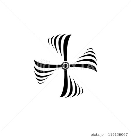 wind fan logo 119136067