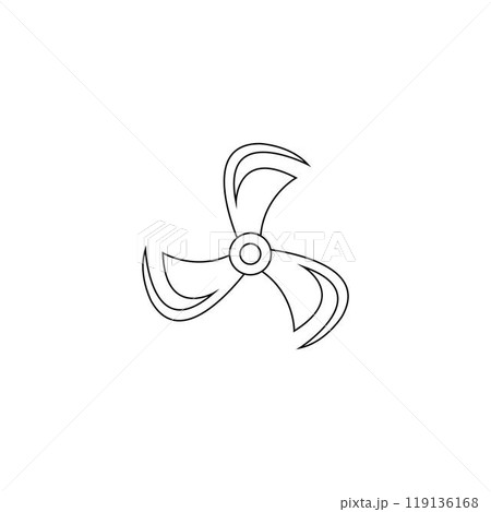 wind fan logo wind fan logo 119136168
