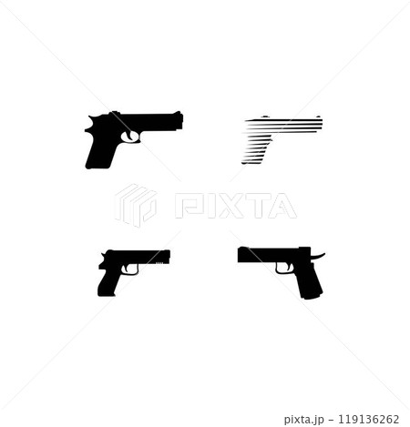 gun logo 119136262