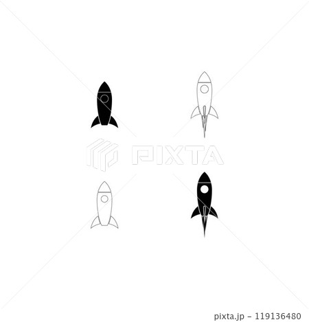 rocket logo 119136480