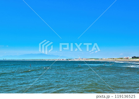片瀬江ノ島　西浜・鵠沼海水浴場の風景 119136525