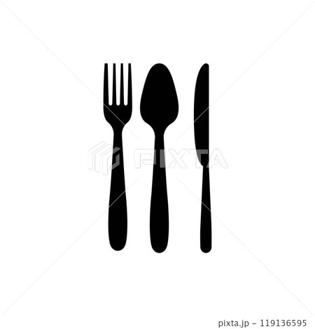 spoon fork knife logo spoon fork knife logo 119136595