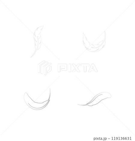 feather logo feather logo 119136631