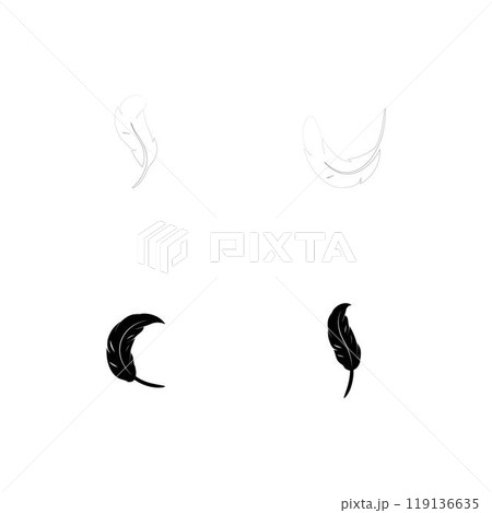 feather logo feather logo 119136635