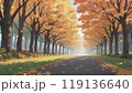 紅葉　イチョウ並木 119136640