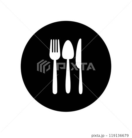 spoon fork knife logo spoon fork knife logo 119136679