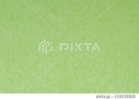 ビビッド感をもつ和紙の背景素材（若葉色） 119138926
