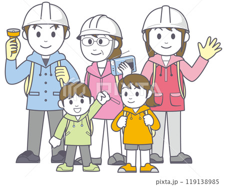 防災家族避難04 119138985