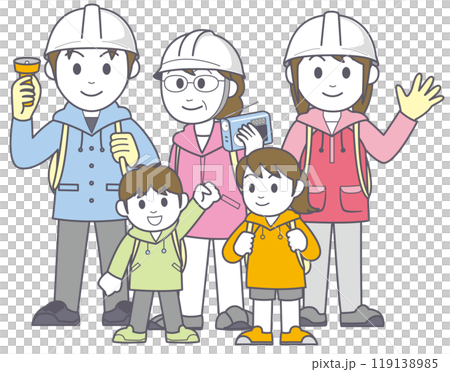 防災家族避難04 119138985