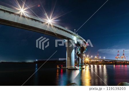 四日市　いなばポートライン　夜景 119139203