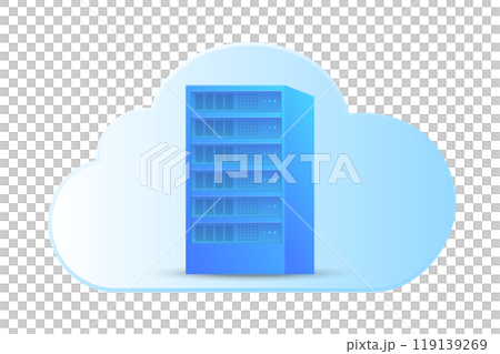 クラウド、データベースのイラスト 119139269