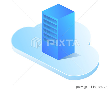 クラウド、データベースのイラスト 119139272