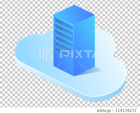 クラウド、データベースのイラスト 119139272