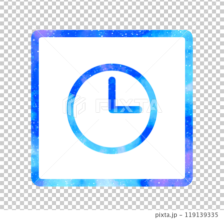 Marble starry sky | Clock icon Marble starry sky | Clock icon 119139335