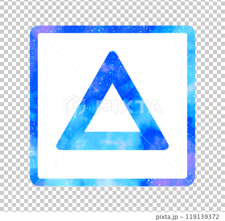 Marble starry sky | Simple triangle mark 119139372