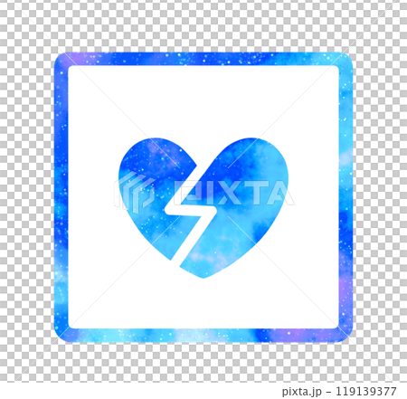 Marble starry sky | Cracked heart symbol Marble starry sky | Cracked heart symbol 119139377