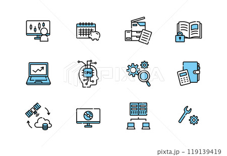ビジネス　アイコン　セット 119139419
