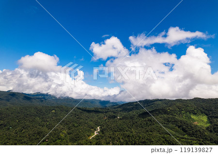 Beautiful blue sky and white clouds Beautiful blue sky and white clouds 119139827