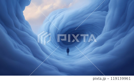 Immersive Abstract Swirl   Exploring the Depths of Emotion and the Subconscious Psyche 119139961
