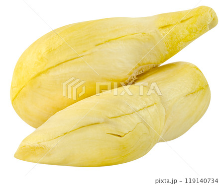 durian fruit isolated 119140734