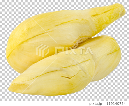 durian fruit isolated 119140734