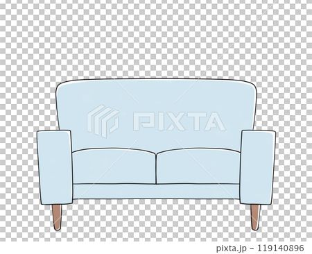 Fabric sofa illustration Fabric sofa illustration 119140896