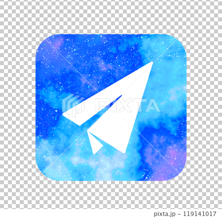 Marble starry sky | Paper plane icon Marble starry sky | Paper plane icon 119141017
