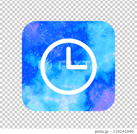 Marble starry sky | Clock icon Marble starry sky | Clock icon 119141040