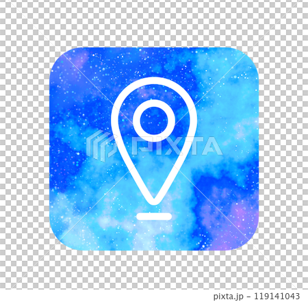 マーブルな星空｜マップアイコン 119141043