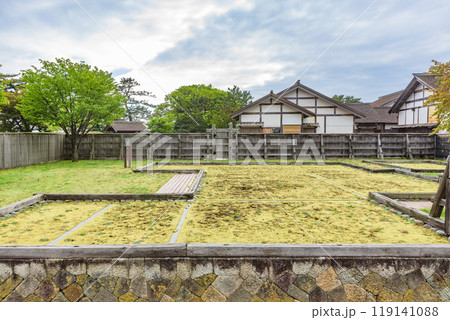 世界遺産「佐渡島（さど）の金山」　佐渡奉行所（史跡）　重文景「佐渡相川の鉱山及び鉱山町の文化的景観」 119141088