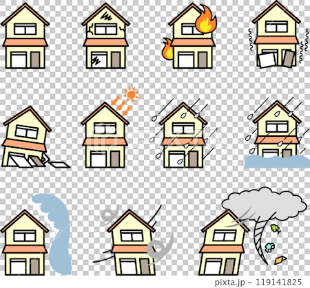 Housing icon set Housing icon set 119141825