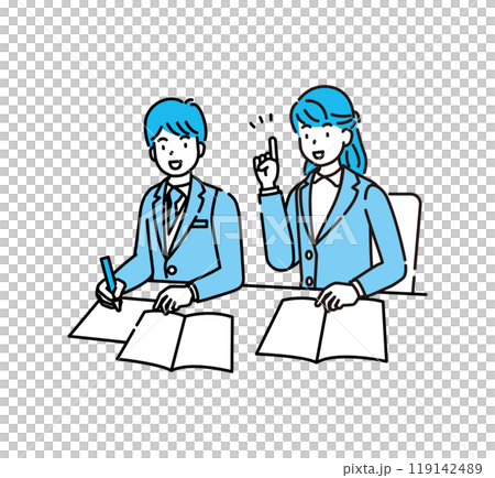 Cram school High school students 119142489