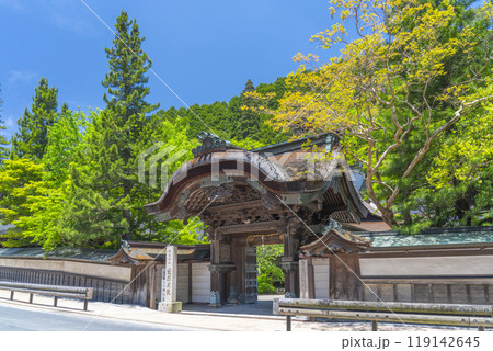 高野山　遍照光院　山門 119142645