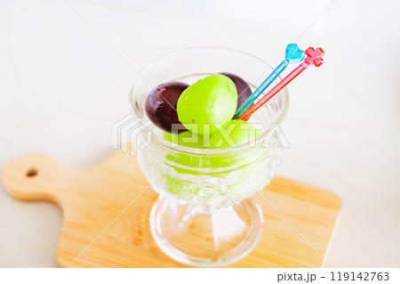 シャインマスカットの炭酸漬け 119142763