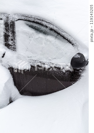Car under the snow Car under the snow 119143205