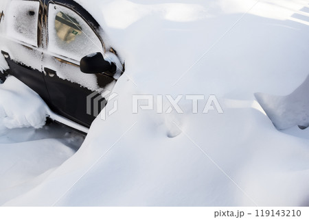 Car under the snow 119143210