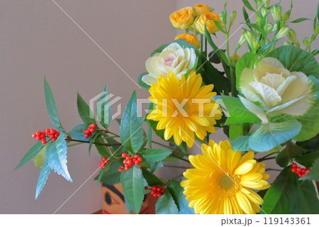 生け花 正月 縁起物 生け花 正月 縁起物 119143361