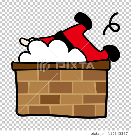 聖誕老公公的大鼻子從煙囪掉下來 119143387