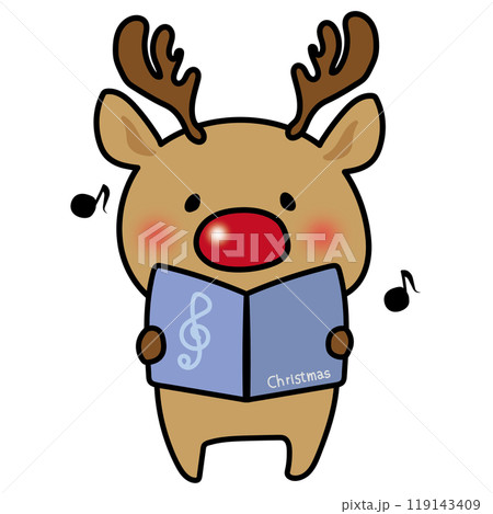 歌をうたうお鼻の赤いトナカイ 歌をうたうお鼻の赤いトナカイ 119143409