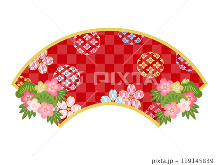 和柄の背景 和柄の背景 119145839