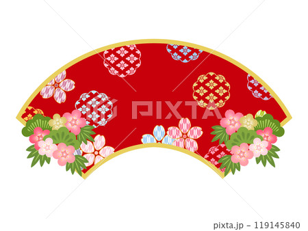 和柄の背景 和柄の背景 119145840