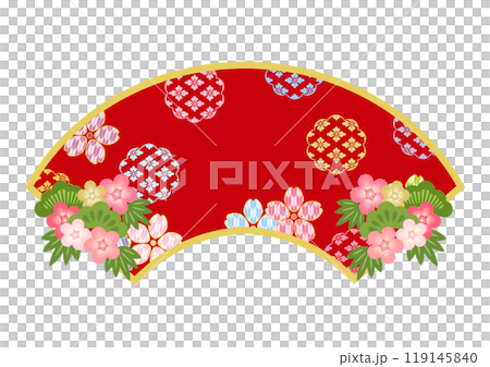 和柄の背景 和柄の背景 119145840