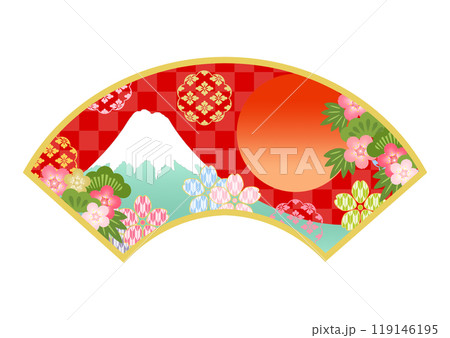 和柄の背景 和柄の背景 119146195